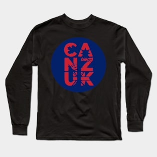 CANZUK Circle Design Long Sleeve T-Shirt